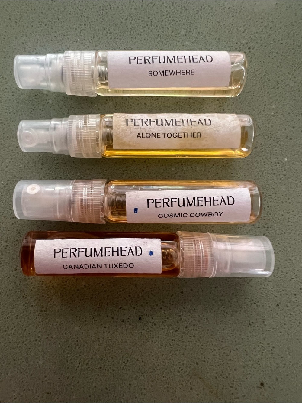 PerfumeHead Perfume Sample Lot. Niche brand, see photos.